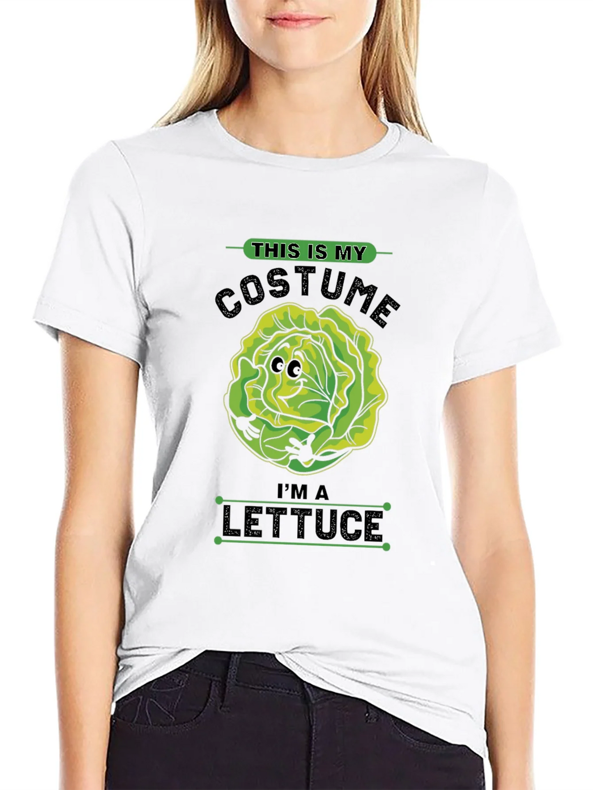 Lettuce Costume T-Shirt - Halloween Funny Tee product image 5