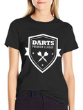 Darts Premier League Graphic Tee - Black Cotton T-Shirt product image 1