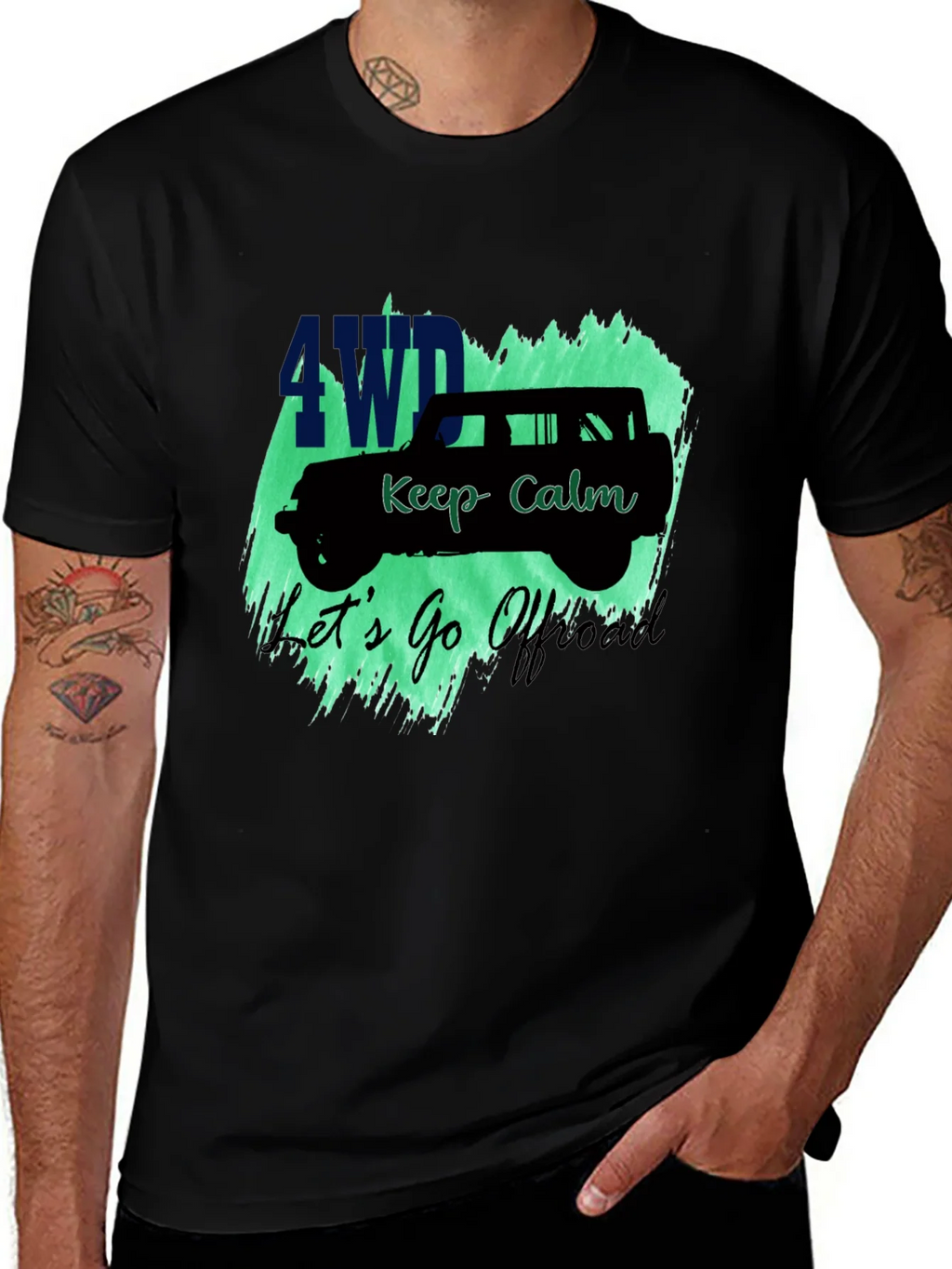AWD Off-Road Adventure T-Shirt - Keep Calm product image 1