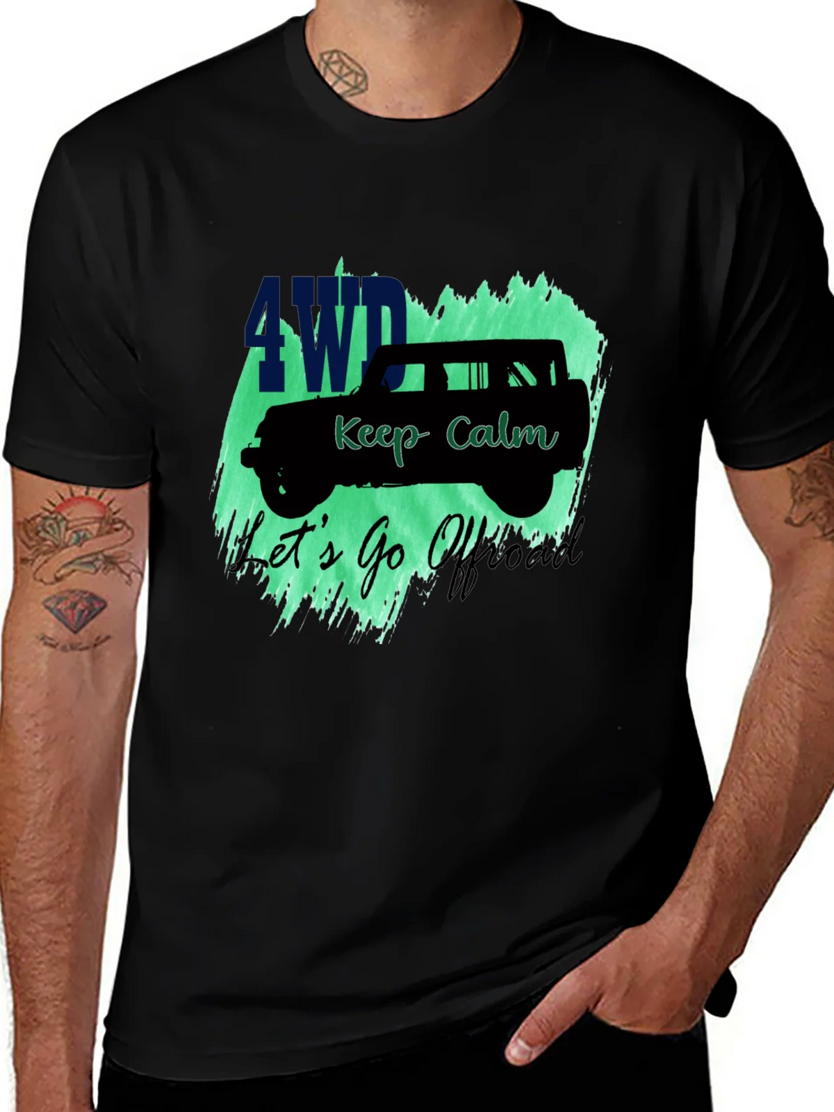 AWD Off-Road Adventure T-Shirt - Keep Calm product image 1