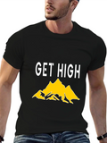 Get High Mountain Graphic Tee - Black product image 1