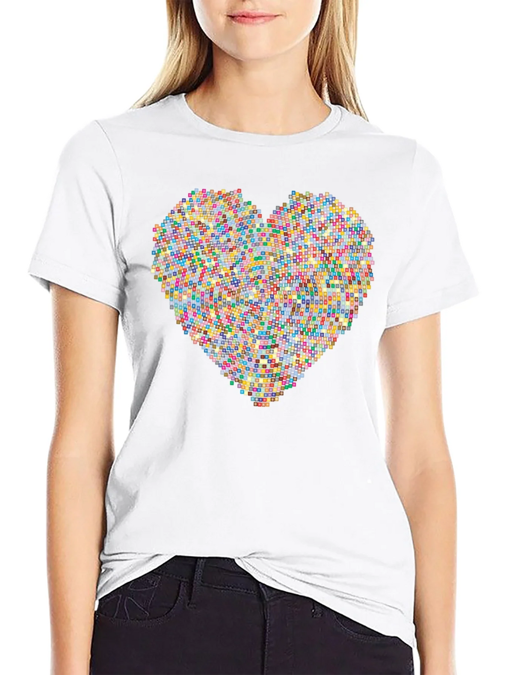 Pixel Heart Graphic Tee - Modern Love product image 6