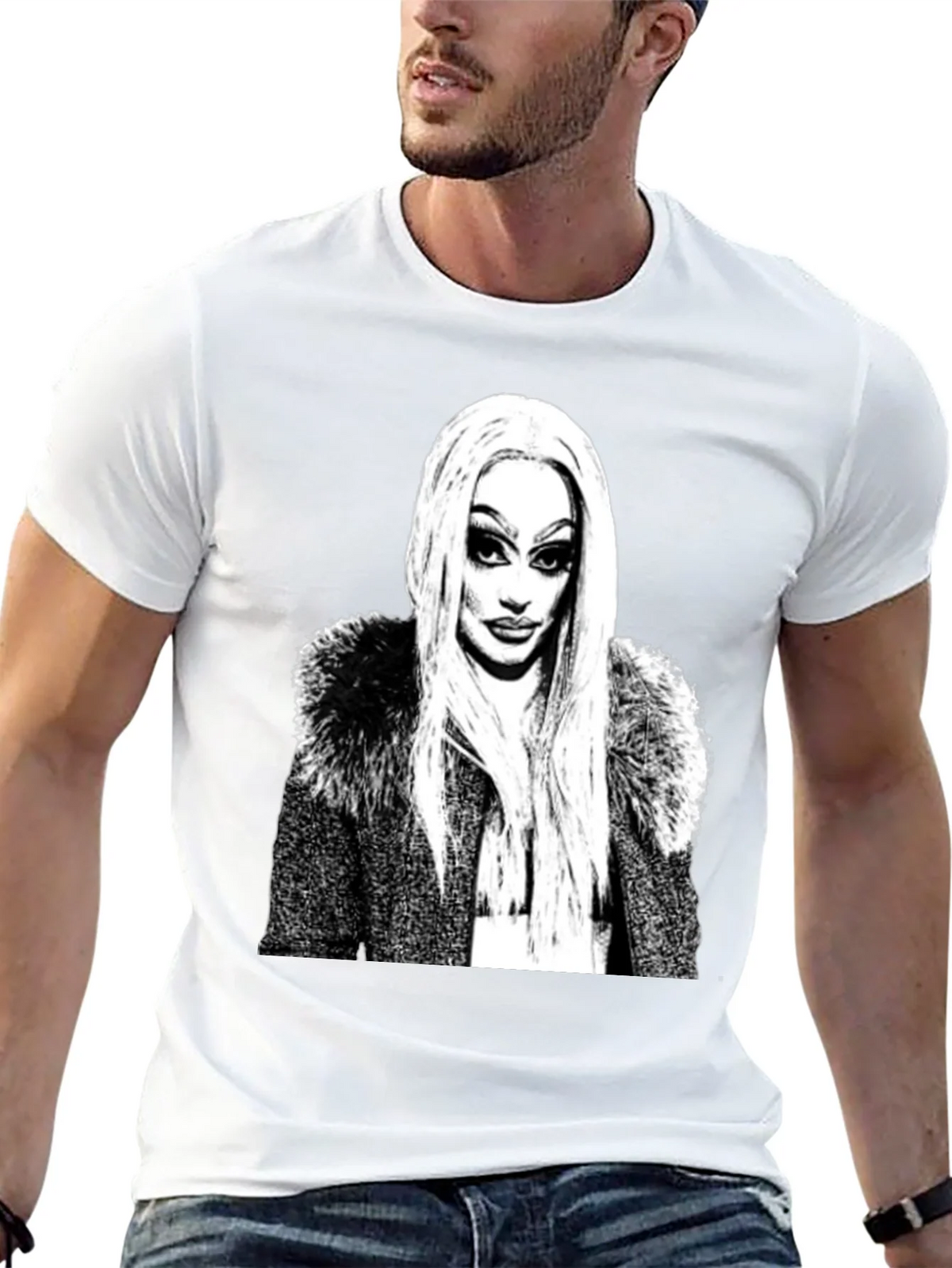 Drag Queen Graphic T-Shirt - Black product image 5