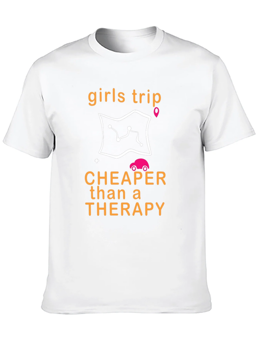 Girls Trip Cheaper Than Therapy Black T-Shirt product image 2