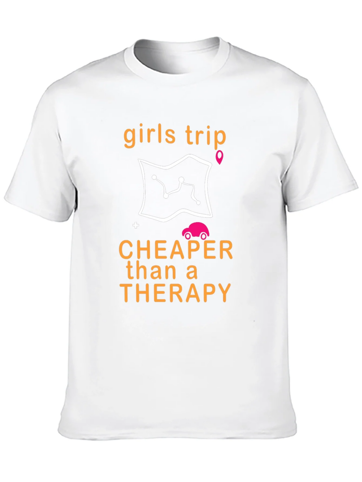 Girls Trip Cheaper Than Therapy Black T-Shirt product image 2