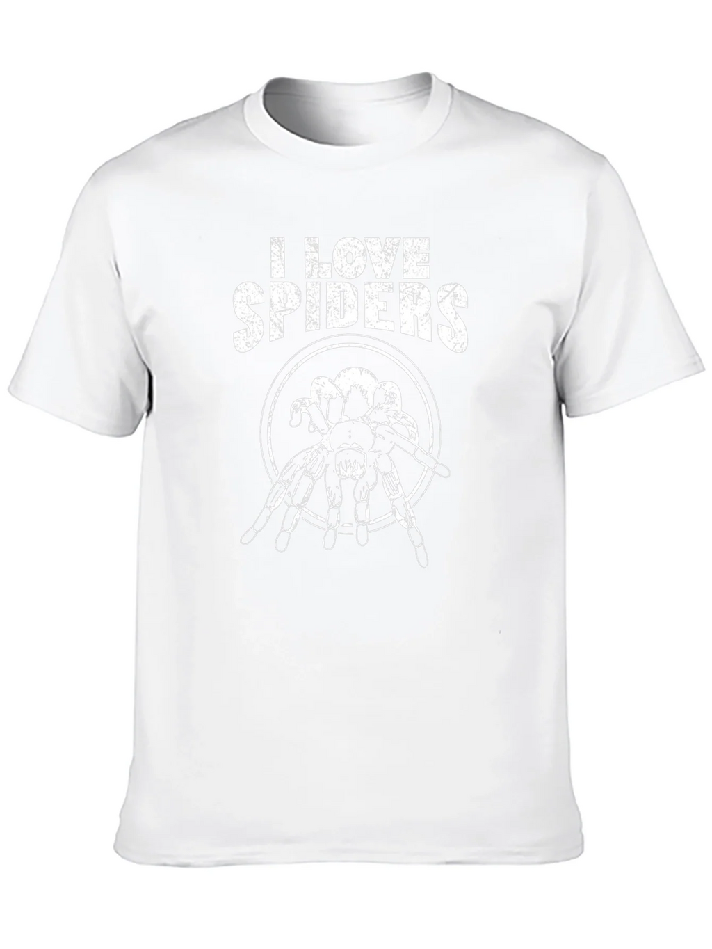 I Love Spiders Graphic Tee - Black Cotton T-Shirt product image 6