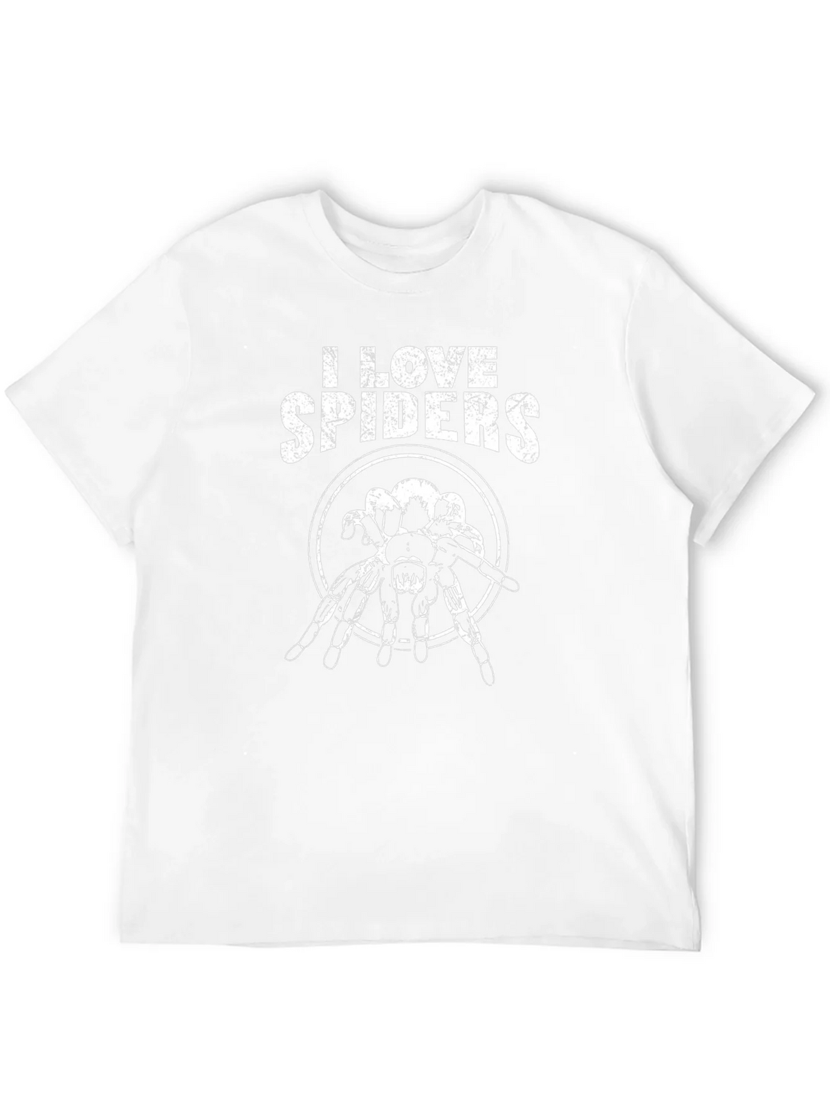 I Love Spiders Graphic Tee - Black Cotton T-Shirt product image 8