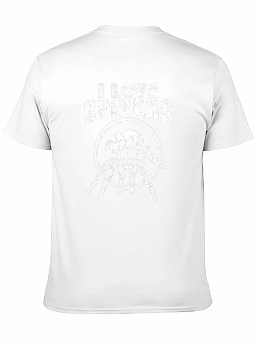 I Love Spiders Graphic Tee - Black Cotton T-Shirt product image 7