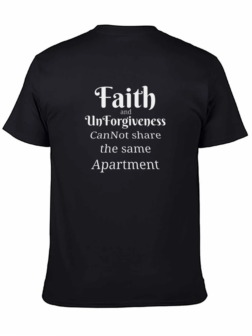 Faith & Forgiveness Graphic T-Shirt - Inspirational Design product image 1