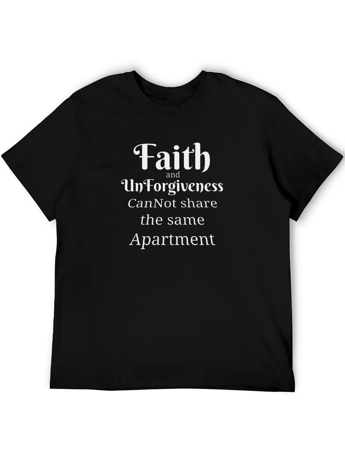 Faith & Forgiveness Graphic T-Shirt - Inspirational Design product image 2