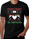 Funny Nurse Christmas Shirt - Im Not Tachy A-Fib