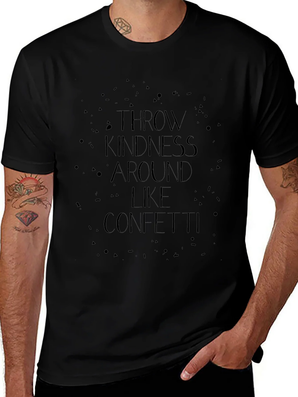 Kindness Confetti Graphic Tee product image 1