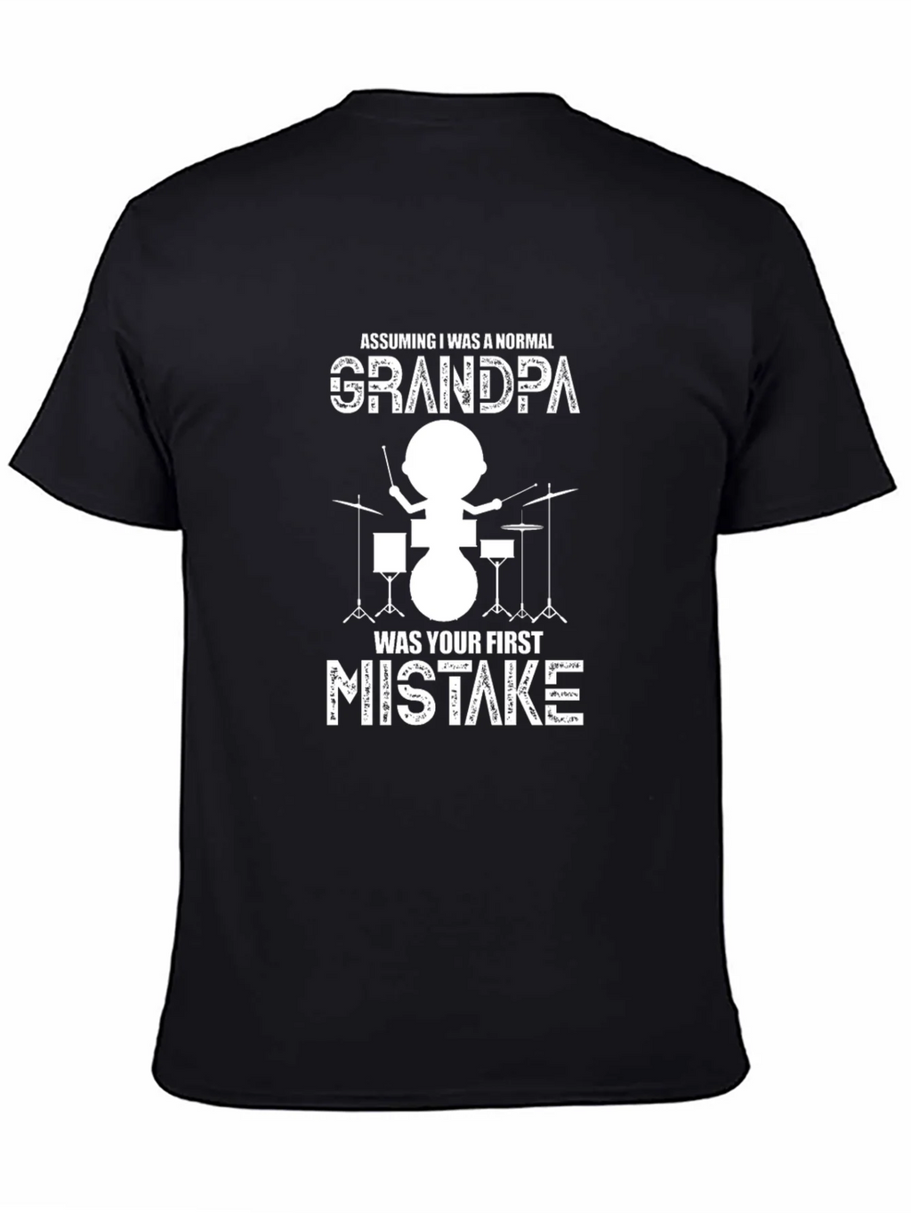 Grandpa Drummer Graphic Tee product image 4