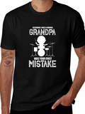 Grandpa Drummer Graphic Tee product image 1