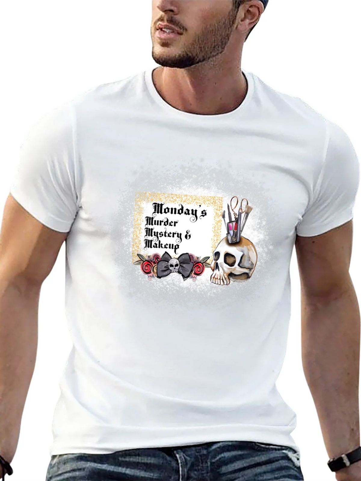 Mondays Murder Mystery & Makeup T-Shirt product image 6