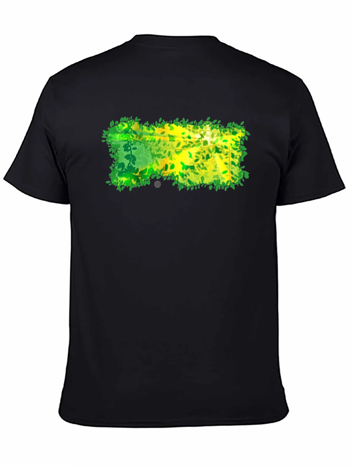 Nature-Inspired Graphic Black T-Shirt product image 3