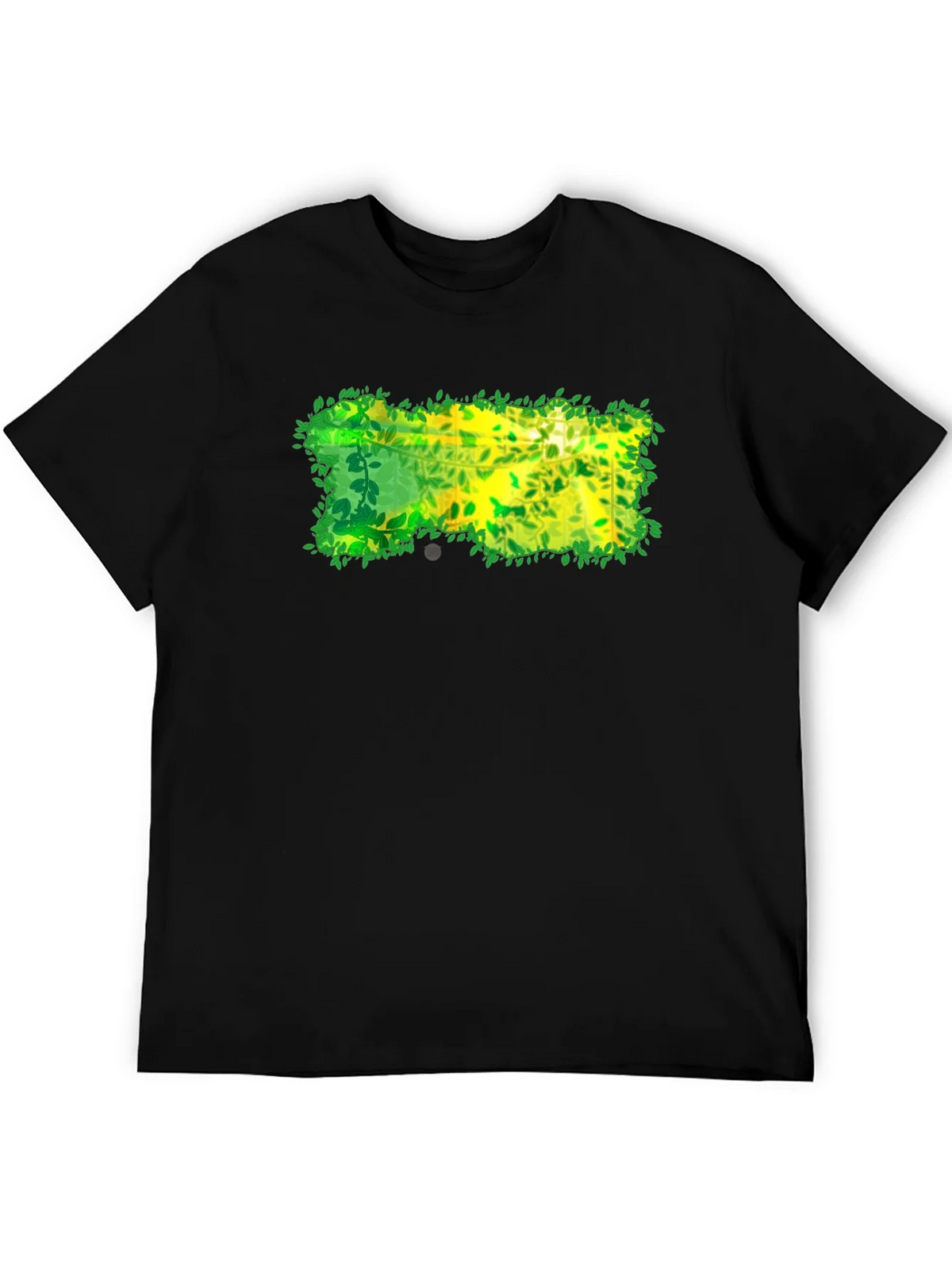 Nature-Inspired Graphic Black T-Shirt product image 4