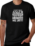 Funny Anger Management Graphic Tee product image 1