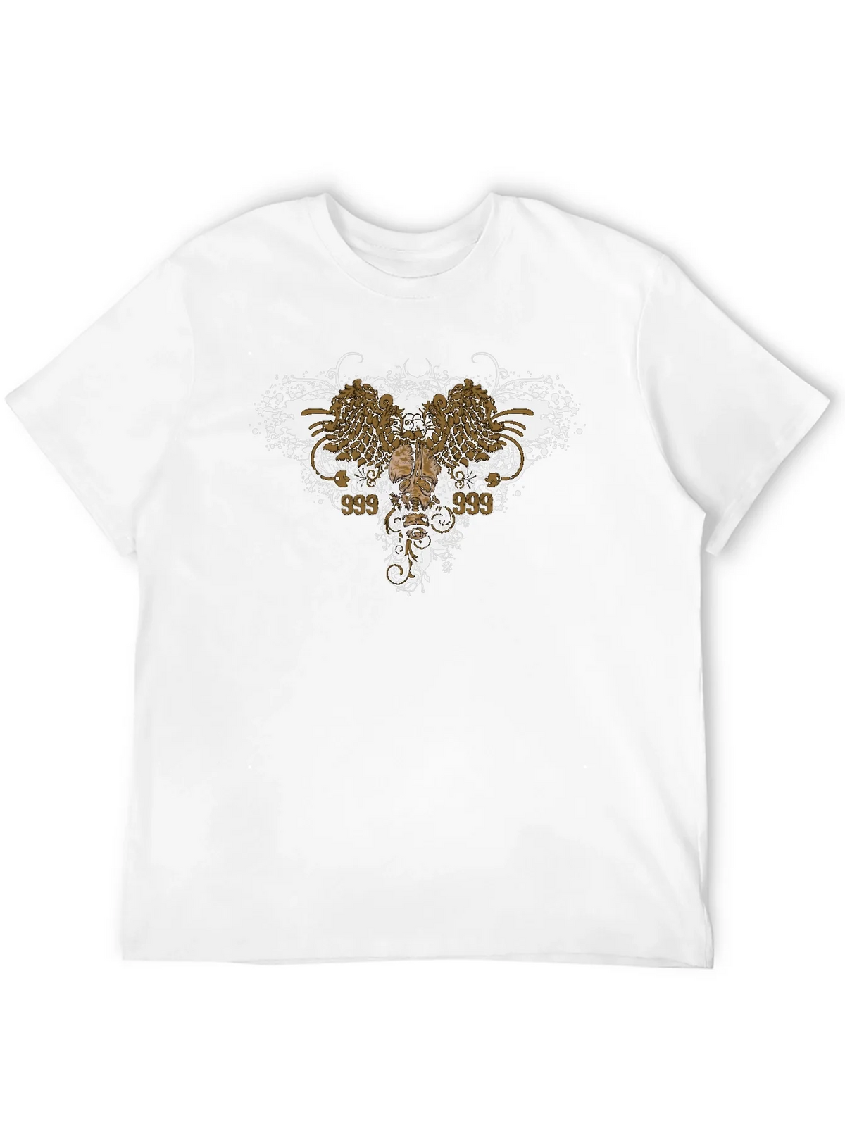 Edgy Graphic Tee: Wings & Skull Design product image 6
