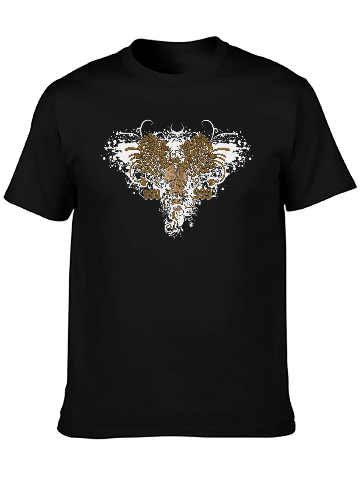 Edgy Graphic Tee: Wings & Skull Design product image 2