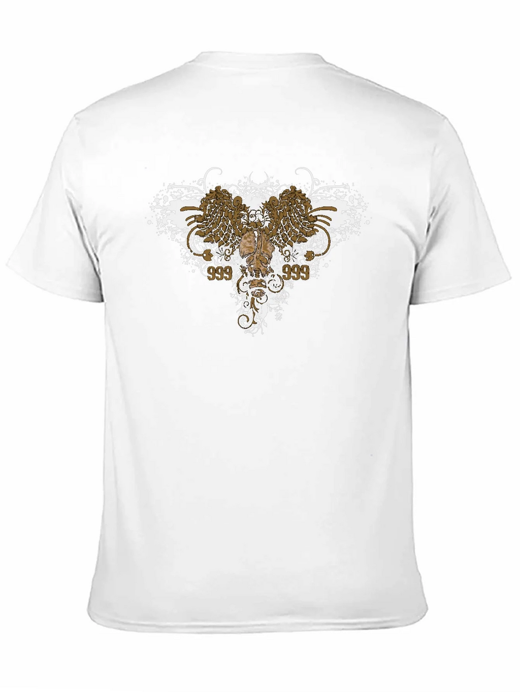 Edgy Graphic Tee: Wings & Skull Design product image 5