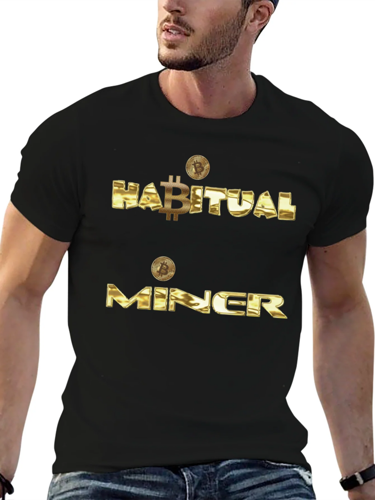 Habitual Miner Black T-Shirt product image 5