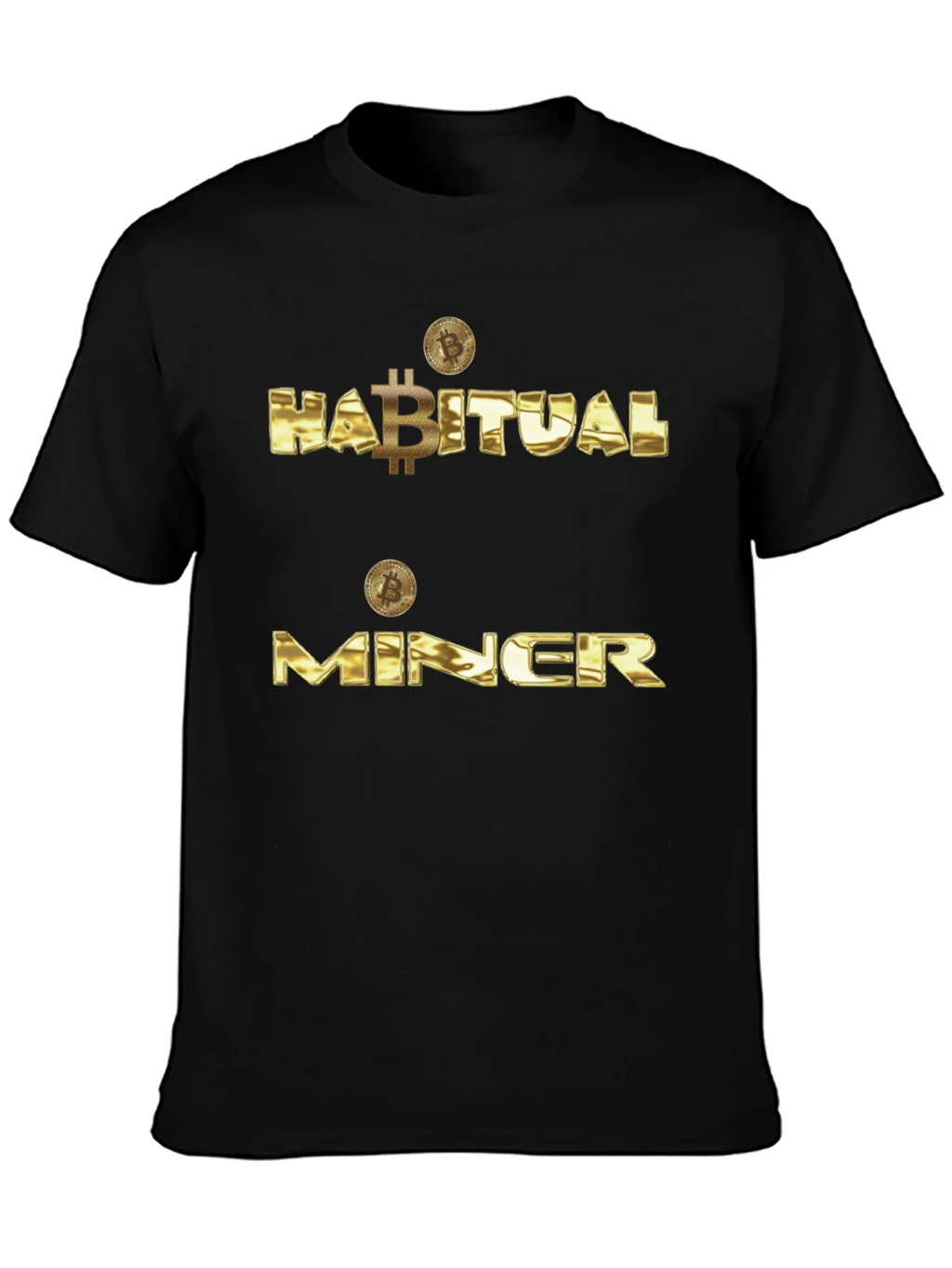 Habitual Miner Black T-Shirt product image 2