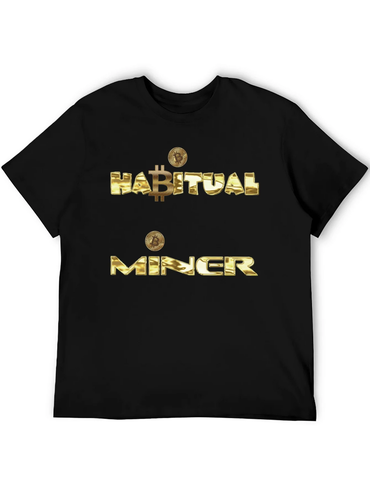 Habitual Miner Black T-Shirt product image 4