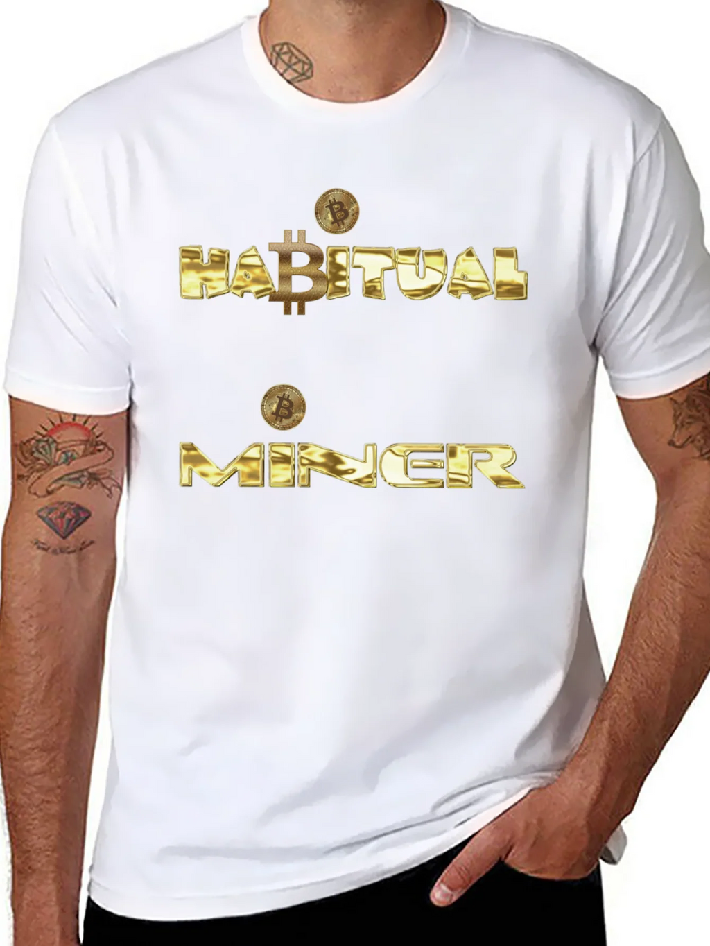 Habitual Miner Black T-Shirt product image 6