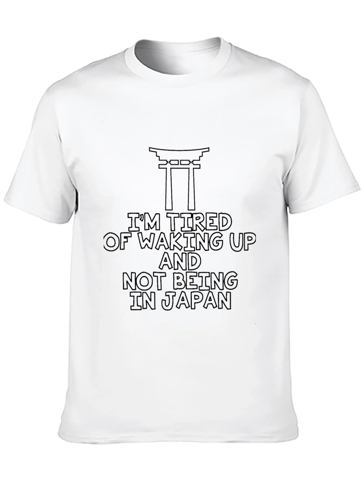 Tired of Japan Graphic Tee - Unisex Cotton T-Shirt product image 3