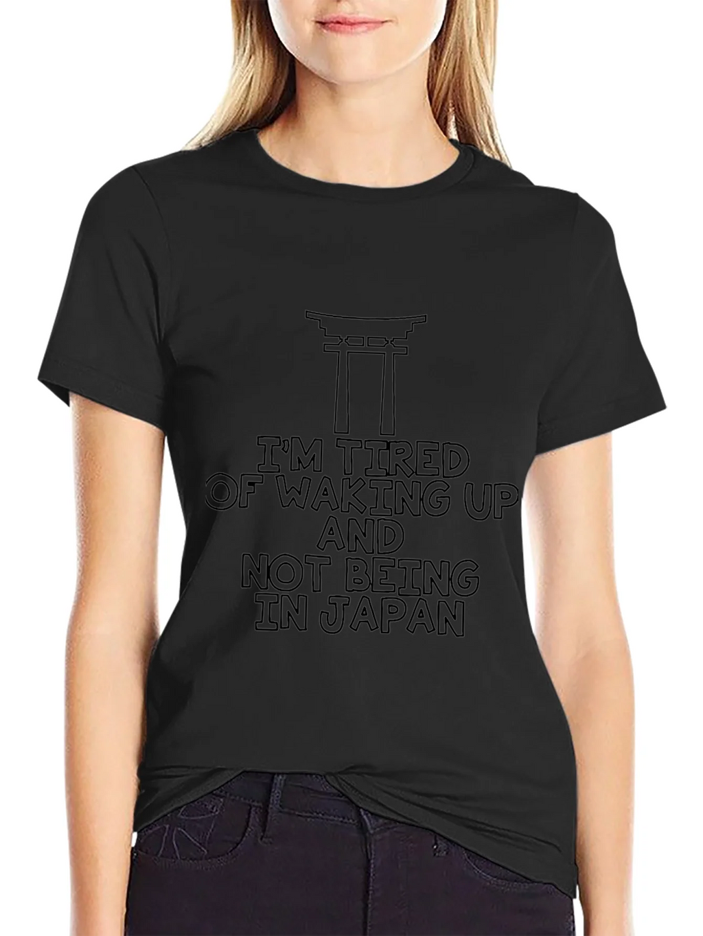 Tired of Japan Graphic Tee - Unisex Cotton T-Shirt product image 1