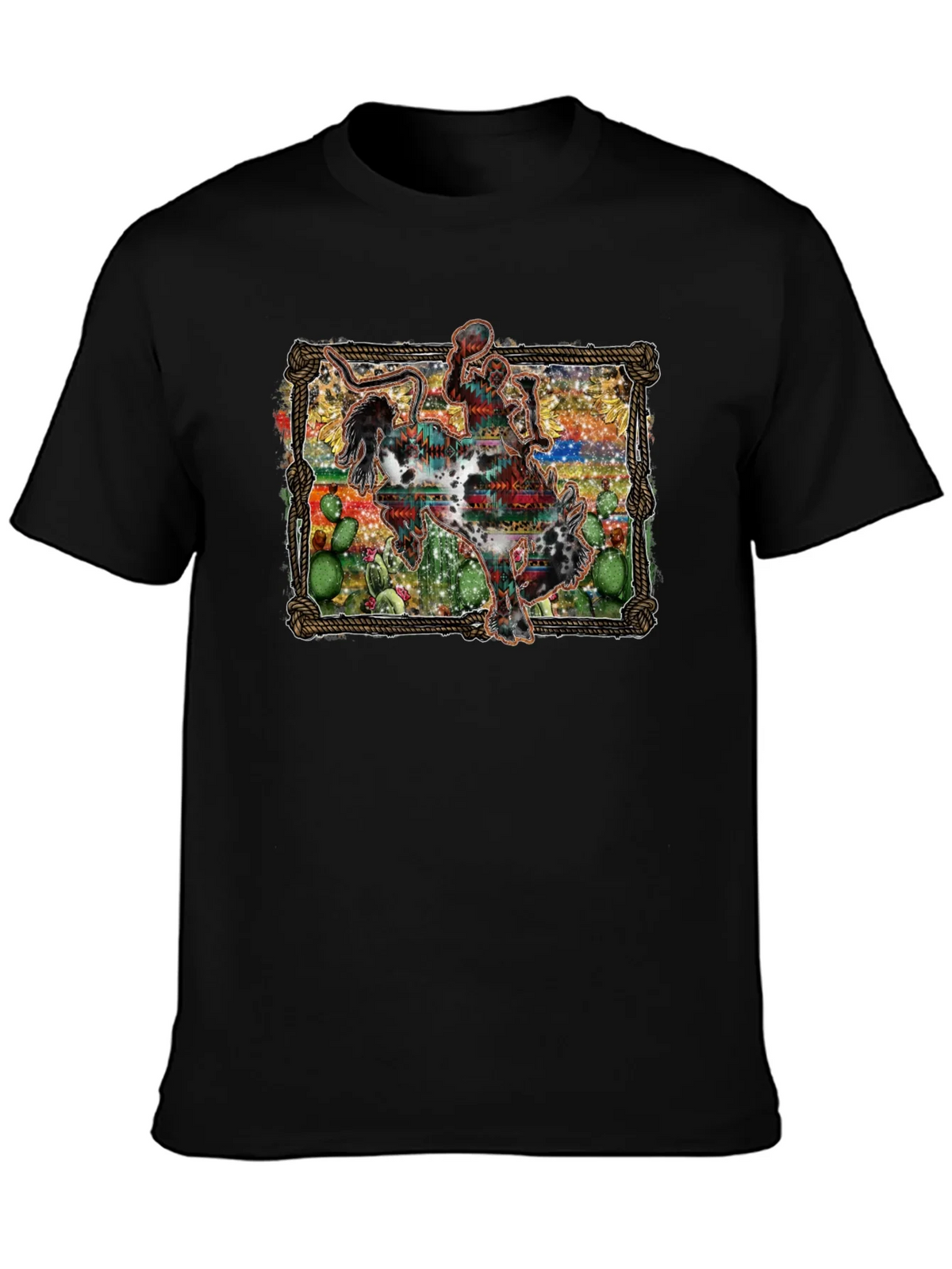 Cowboy Rodeo Graphic T-Shirt product image 2