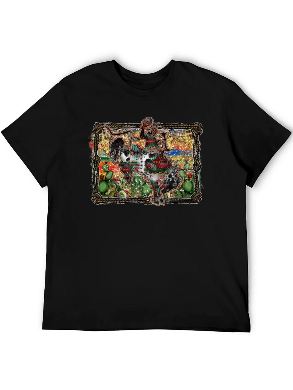 Cowboy Rodeo Graphic T-Shirt product image 4