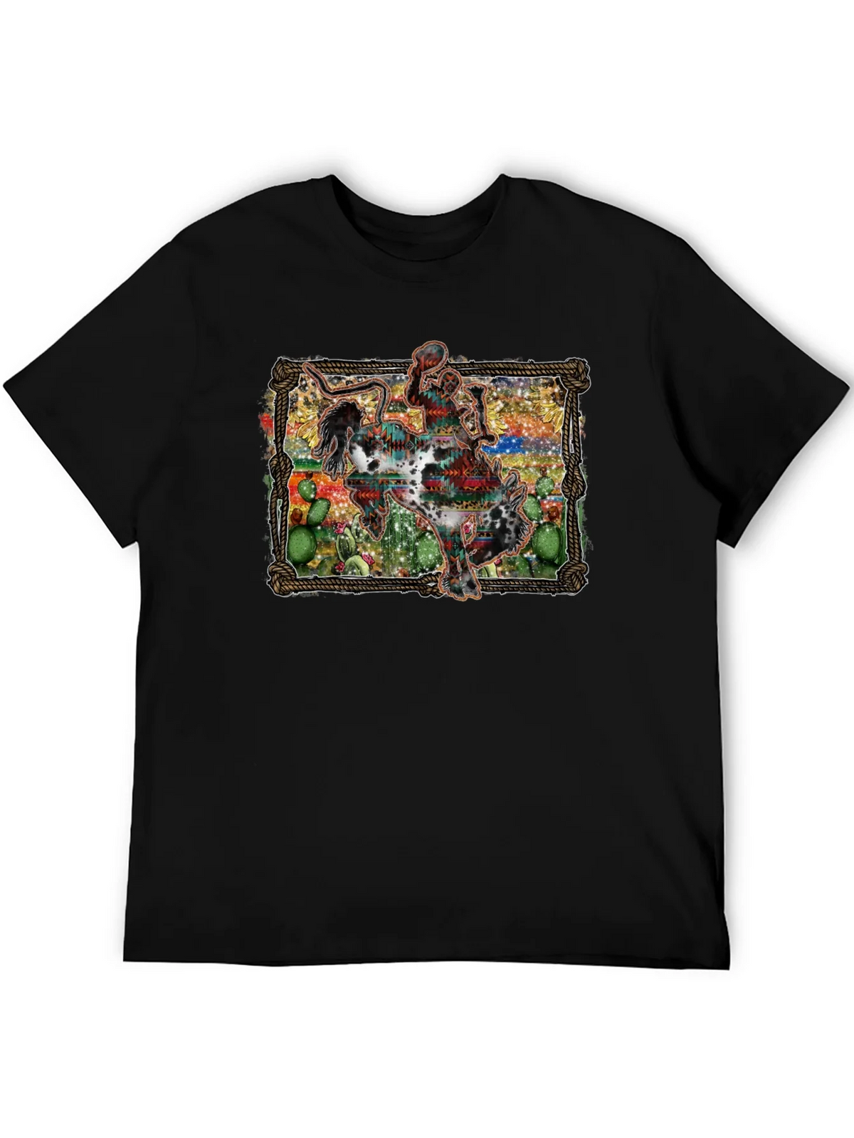 Cowboy Rodeo Graphic T-Shirt product image 4
