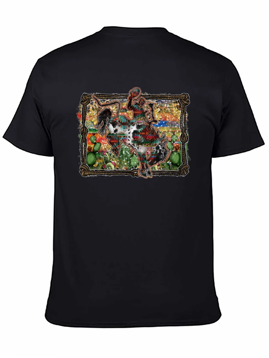 Cowboy Rodeo Graphic T-Shirt product image 3