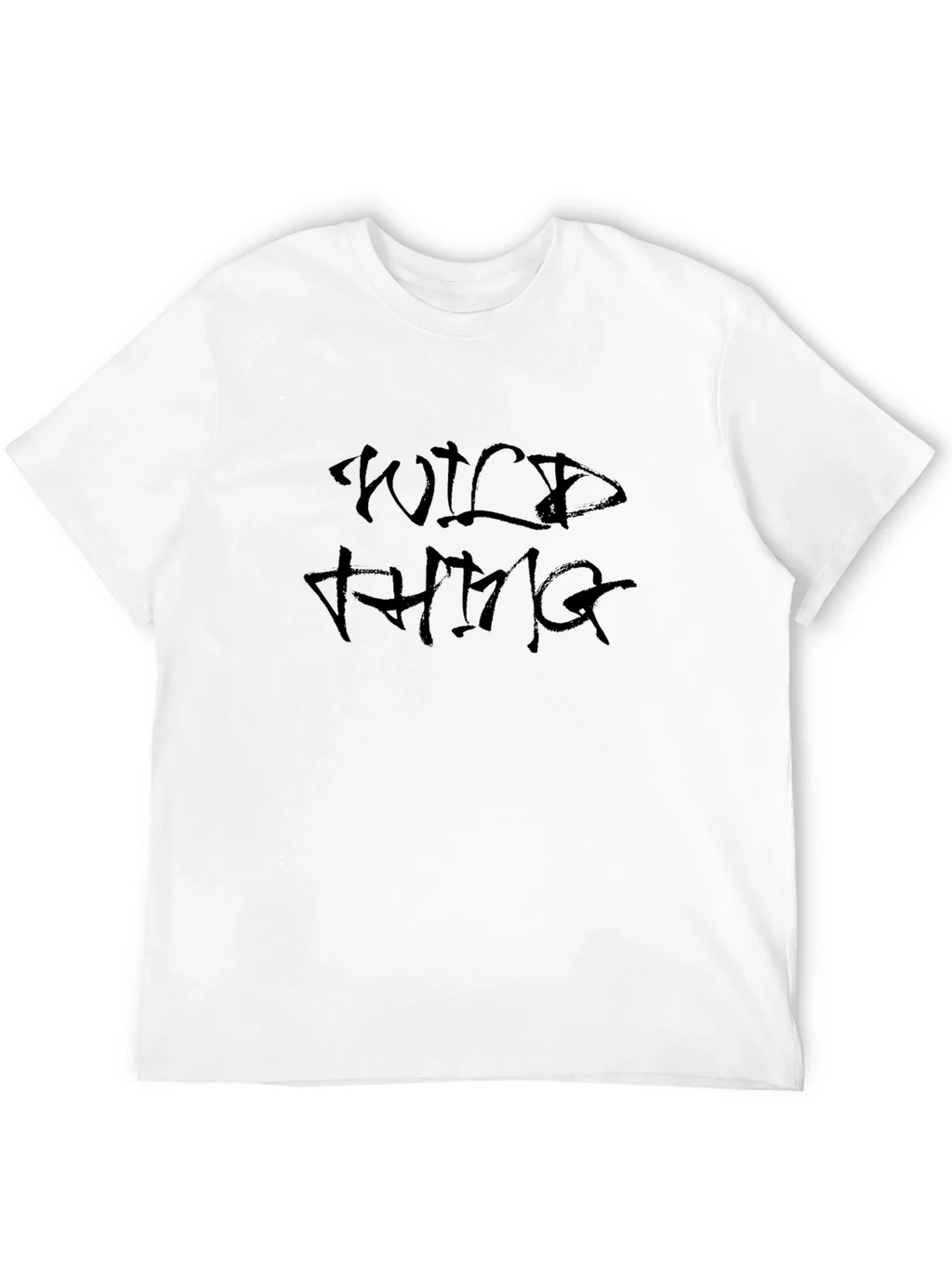Wild Thing Black Graphic Tee - Stylish Mens T-Shirt product image 3