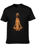 Meditating Dog Graphic Tee product image 1