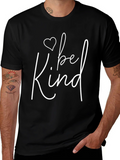 Be Kind Graphic Tee - Black Casual T-Shirt product image 1