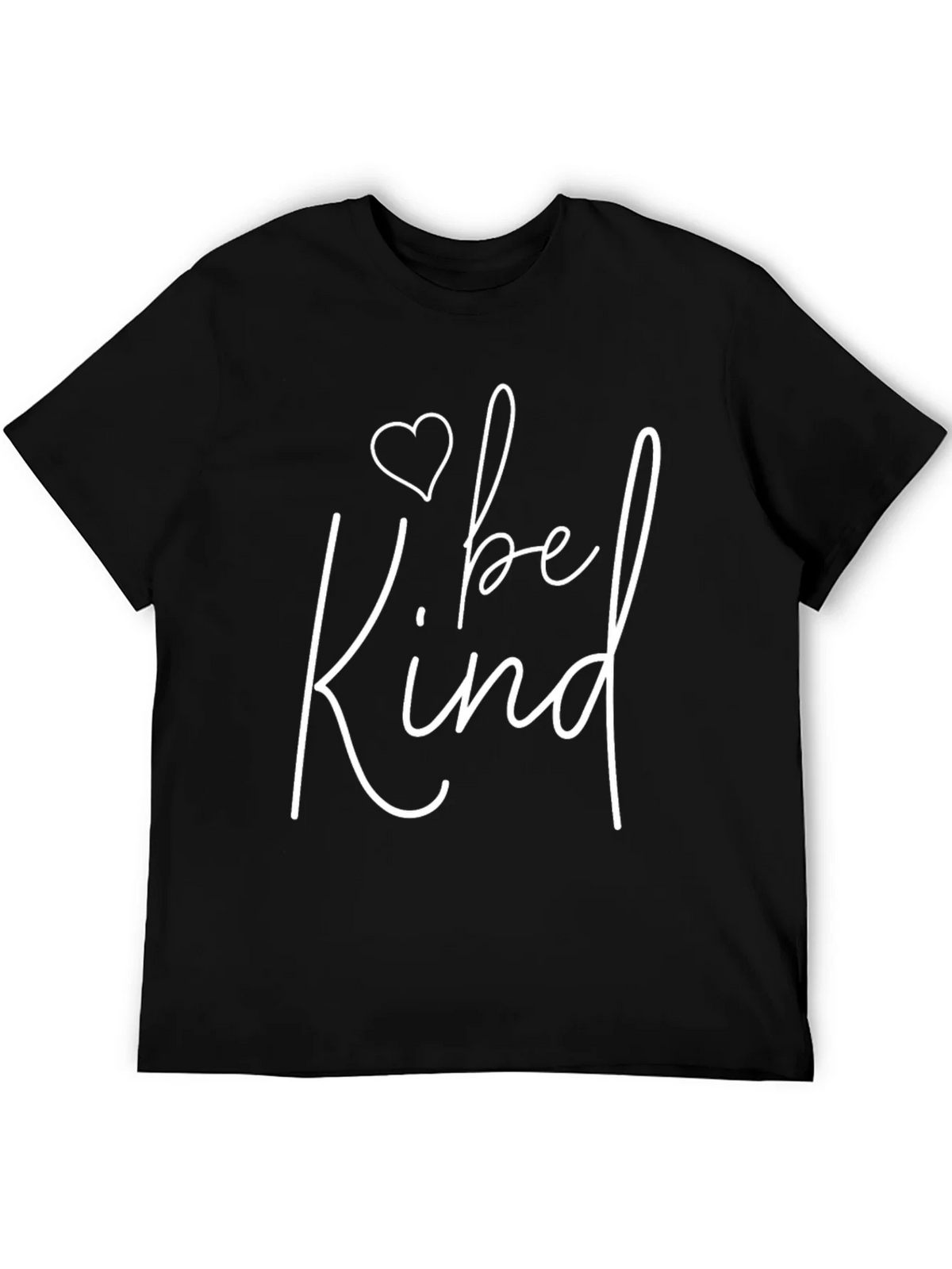 Be Kind Graphic Tee - Black Casual T-Shirt product image 5