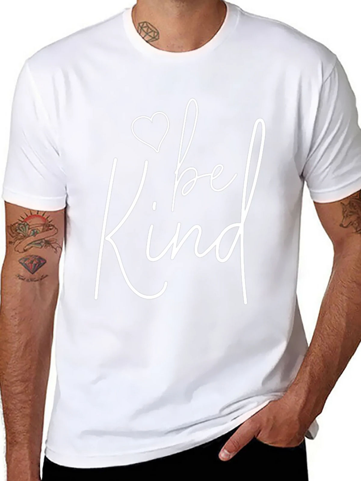 Be Kind Graphic Tee - Black Casual T-Shirt product image 7
