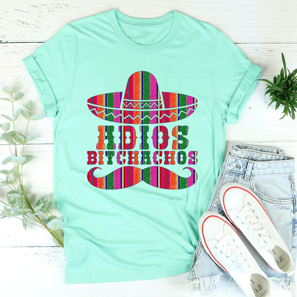 Sassy Saying Short-Sleeve Tee – "Adios Bitchachos" product image 3