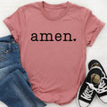 \"Amen\" – Inspirational Christian Faith Graphic Shirt product image 1