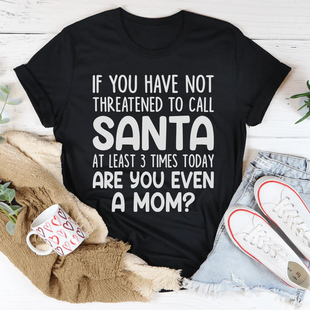 Are You Even A Mom Christmas Tee product image 4