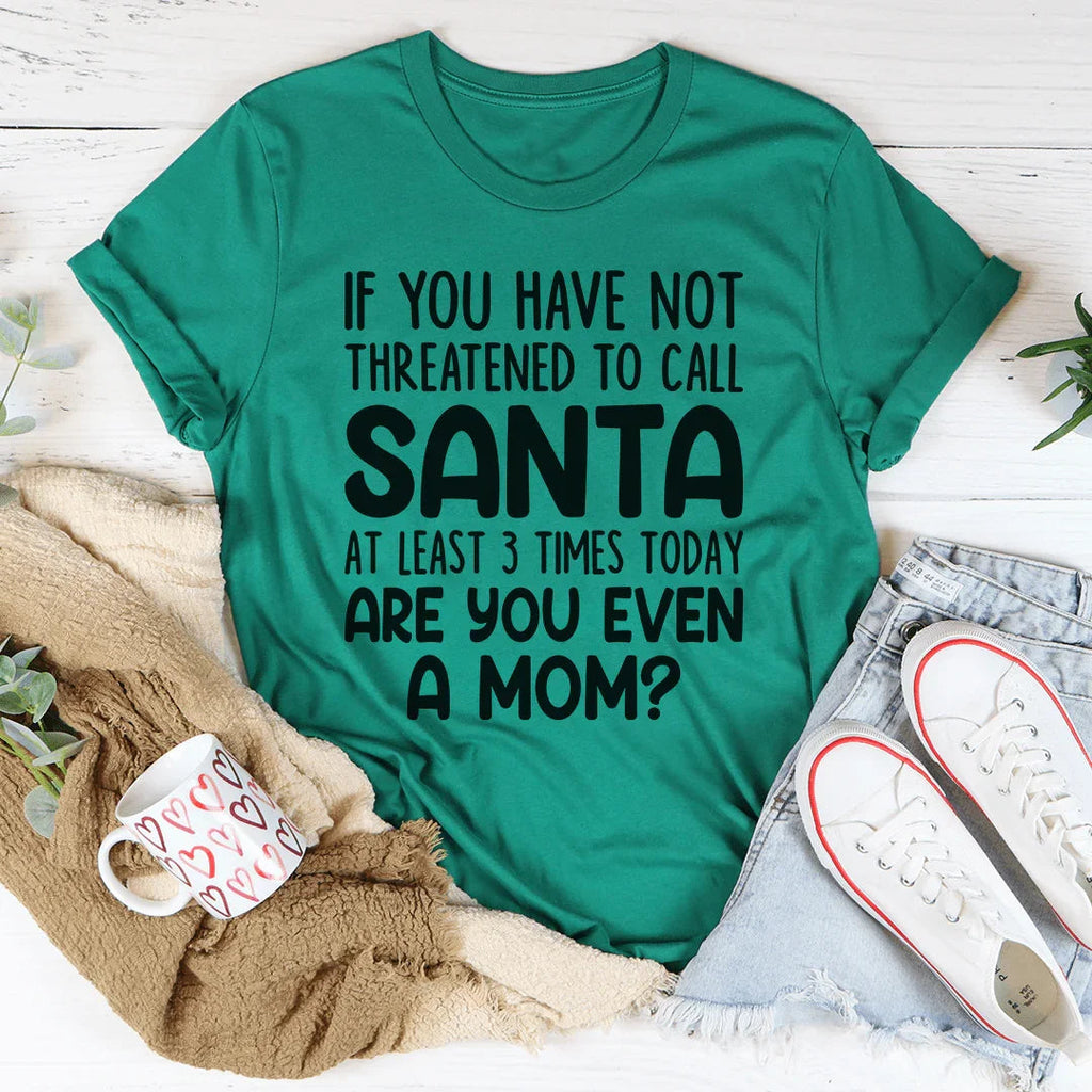 Are You Even A Mom Christmas Tee product image 2