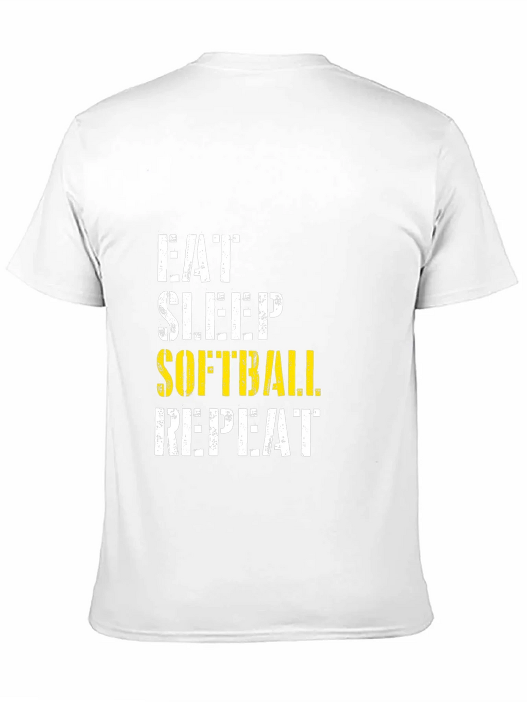 Eat Sleep Softball Repeat Graphic Tee product image 7