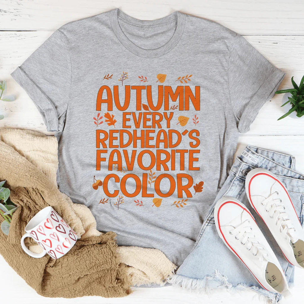 Autumn Every Redhead's Favorite Color Tee product image 2