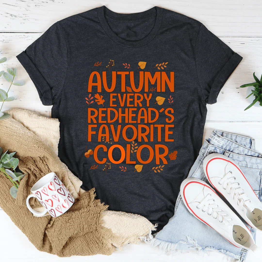 Autumn Every Redhead's Favorite Color Tee product image 3