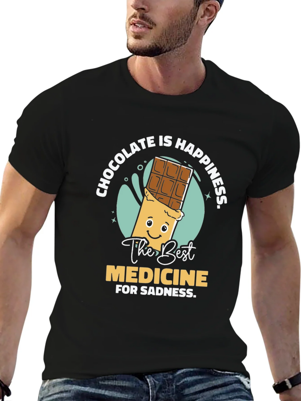Chocolate is Happiness T-Shirt product image 6