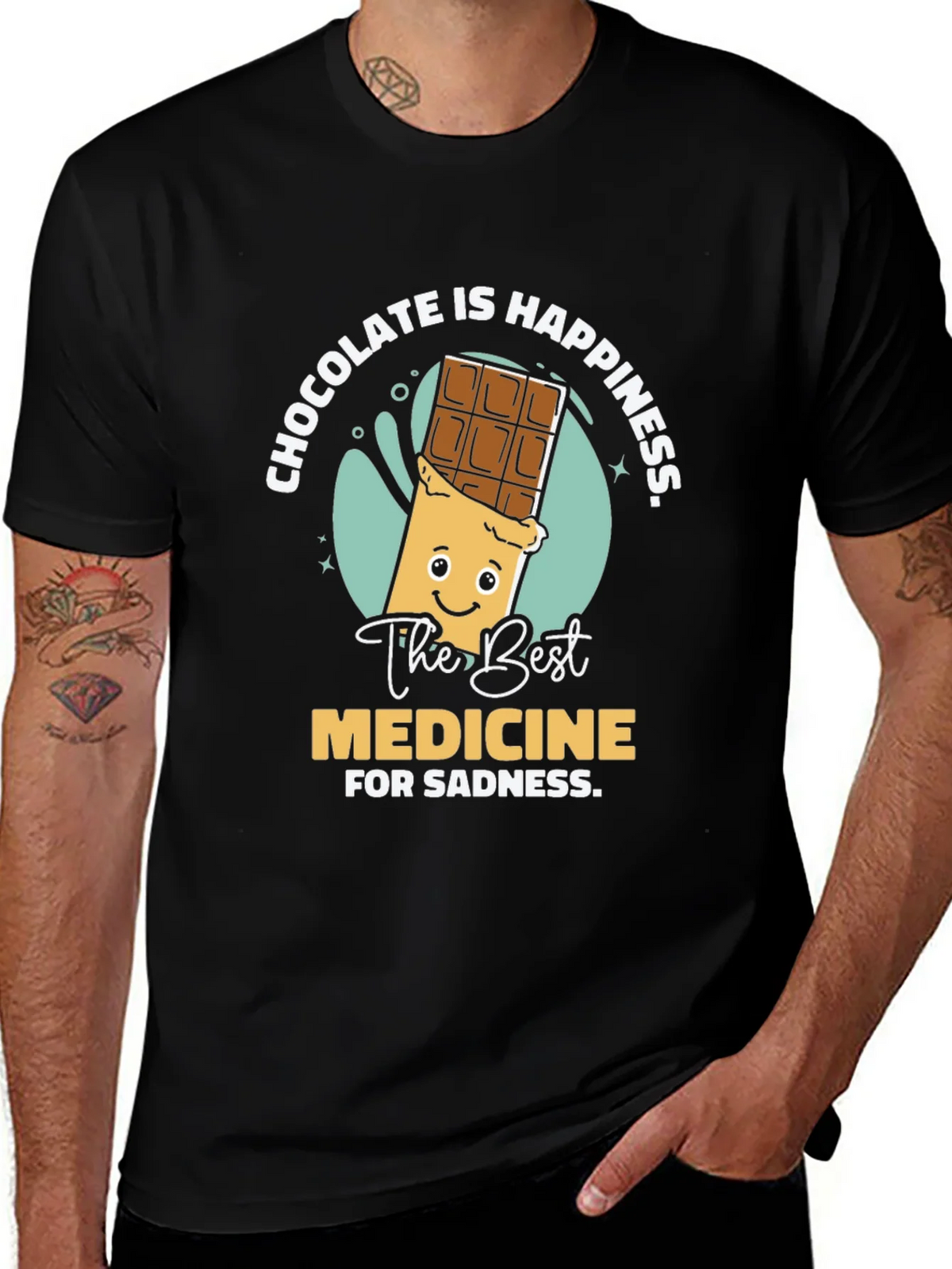 Chocolate is Happiness T-Shirt product image 1