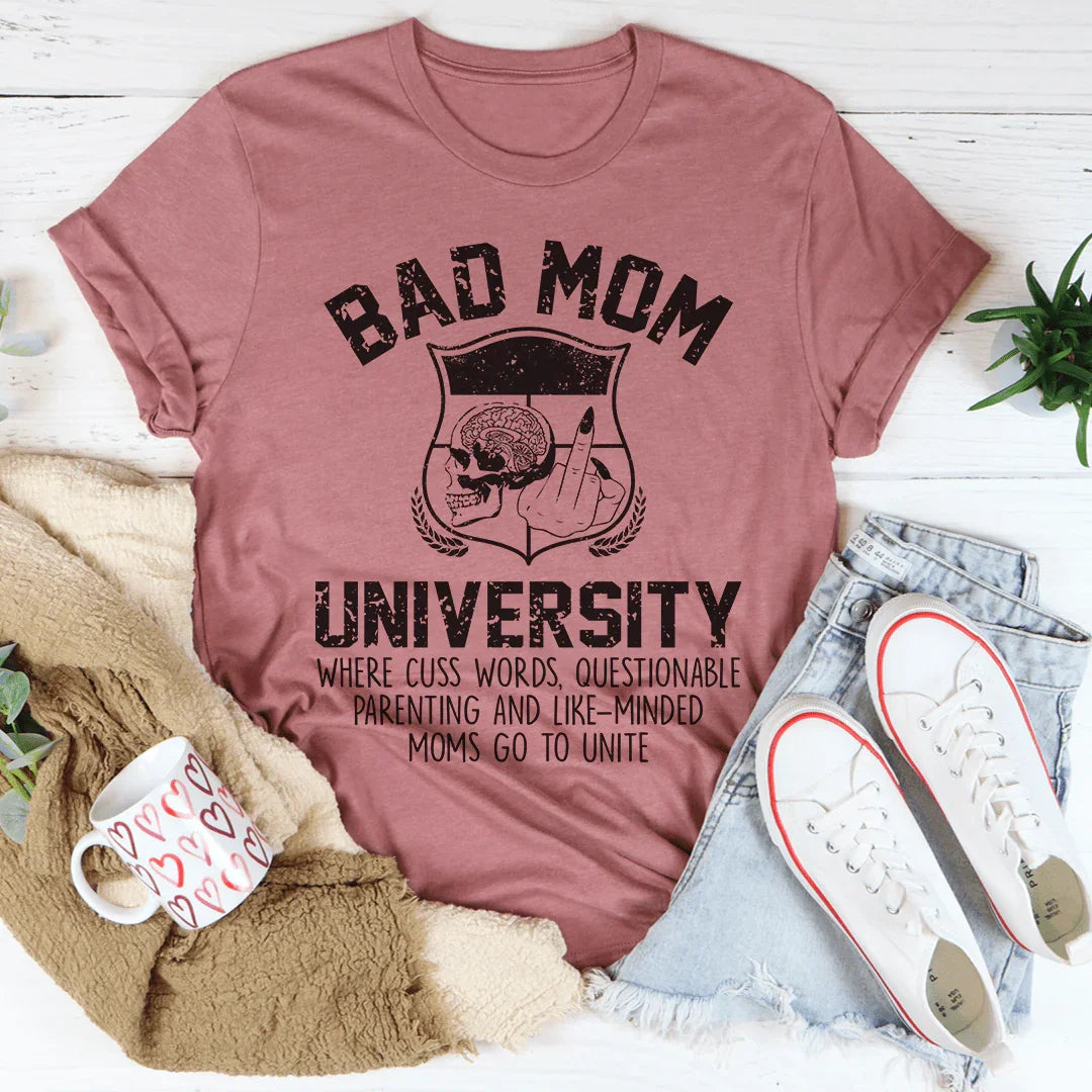 Bad Mom University Tee product image 2
